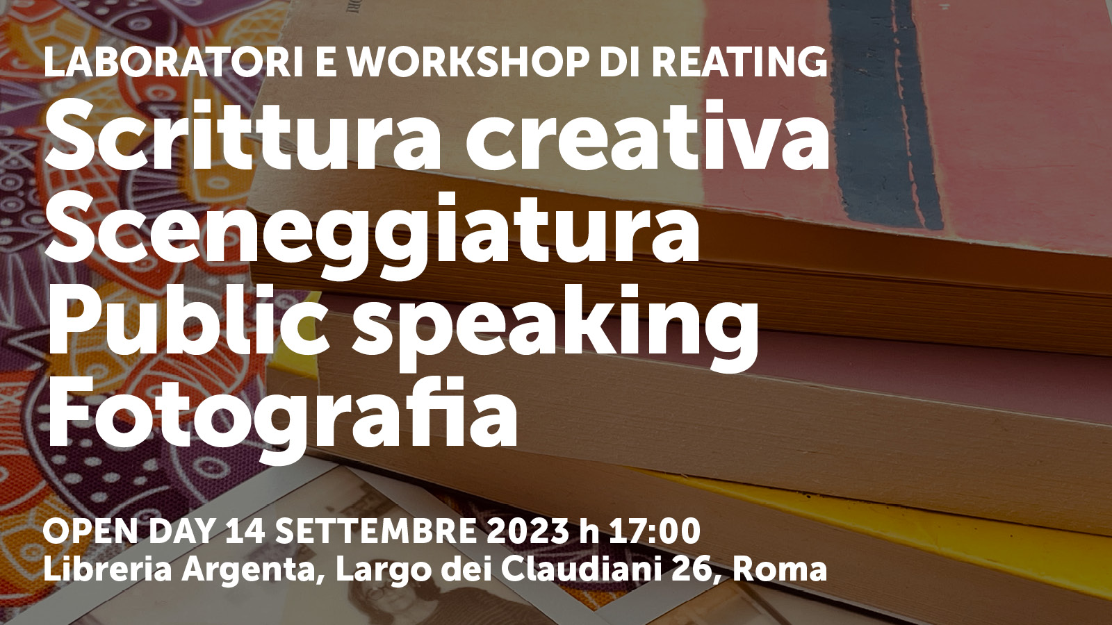 Open Day alla Libreria Argenta